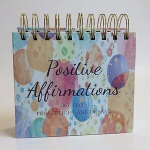 2025 Affirmation Desk Calendar – Colorful Daily Motivational Flip Calendar